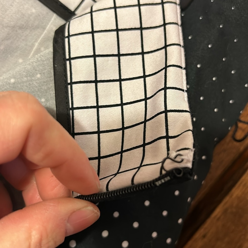 Worthington Gradient Black and White Graphic Pencil Skirt Sz 16 - Picture 6 of 10